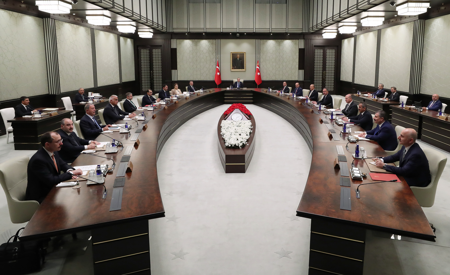 Cumhurba�kanl��� Kabine toplant�s� sona erdi