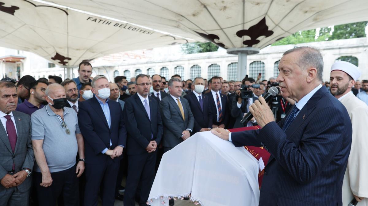 Cumhurbakan Erdoan, Fethiye Gmda'n cenaze trenine katld