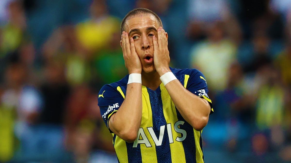 Fenerbahe'de byk Emre Mor tepkisi! Yer yerinden oynad