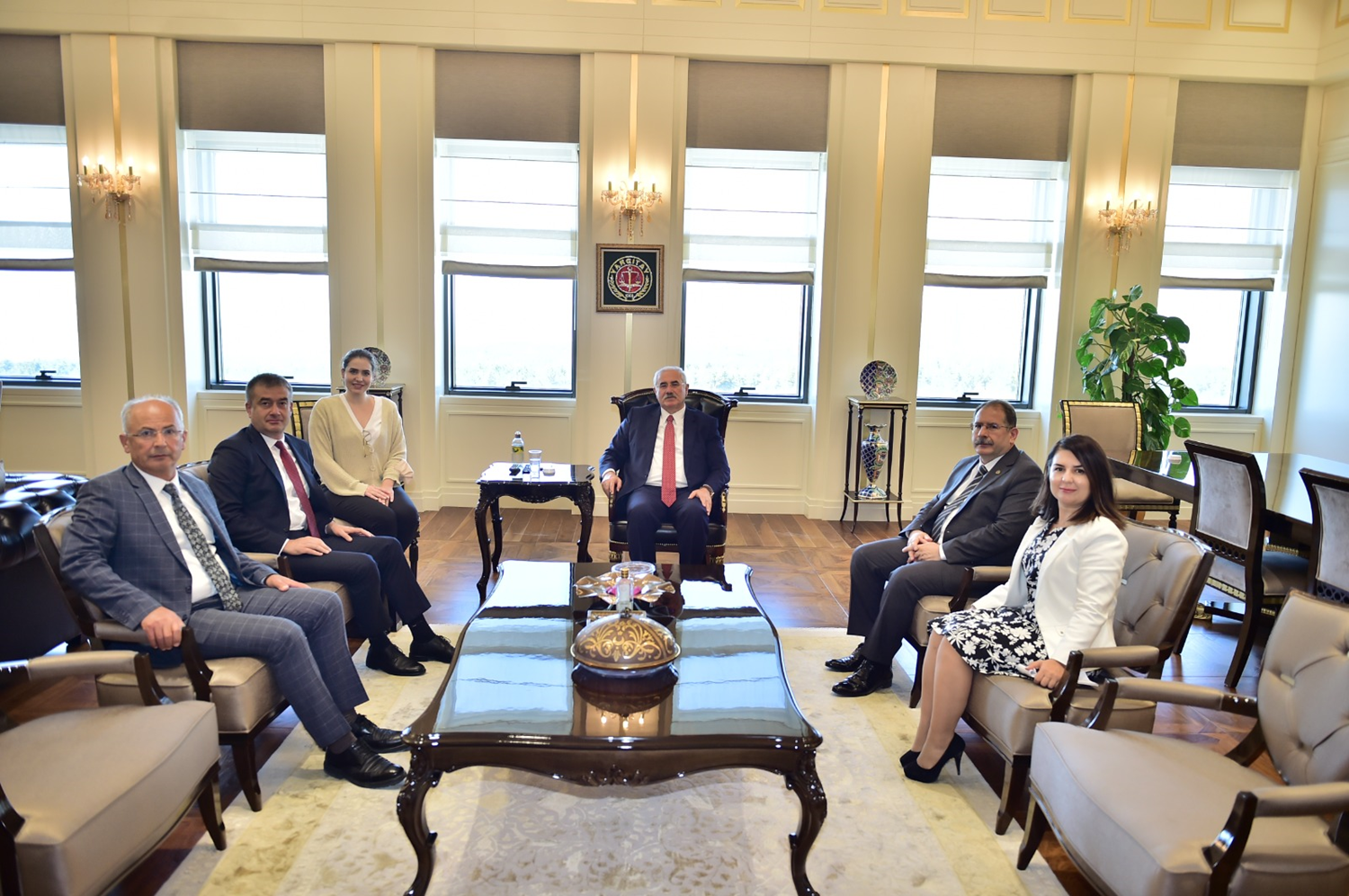 Yarg�tay Ba�kan� Akarca, Avrupa Konseyi Program Ofisi Ba�kan� Urse'yi a��rlad�