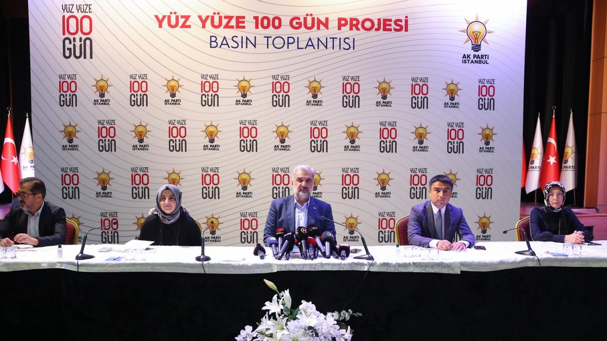 AK Parti stanbul l Bakanlnn ''Yz Yze 100 Gn'' program tantld