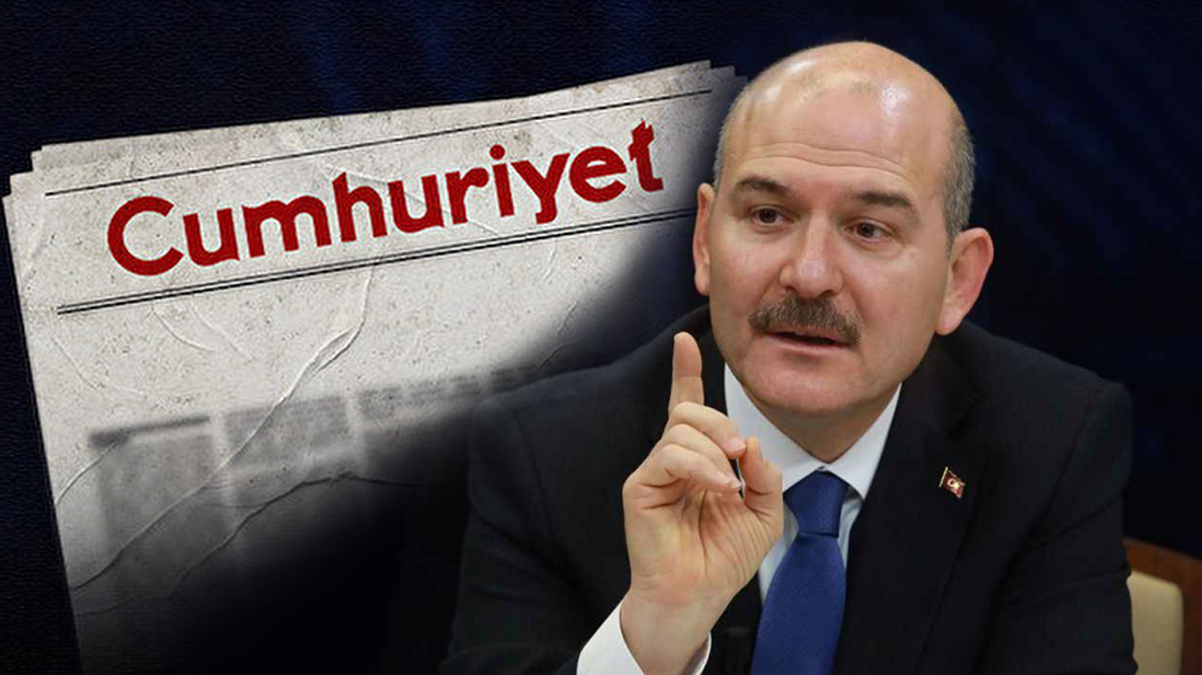 Alg 'Cumhuriyet'i i banda... Bakan Soylu'dan sert tepki: Zavalllar!