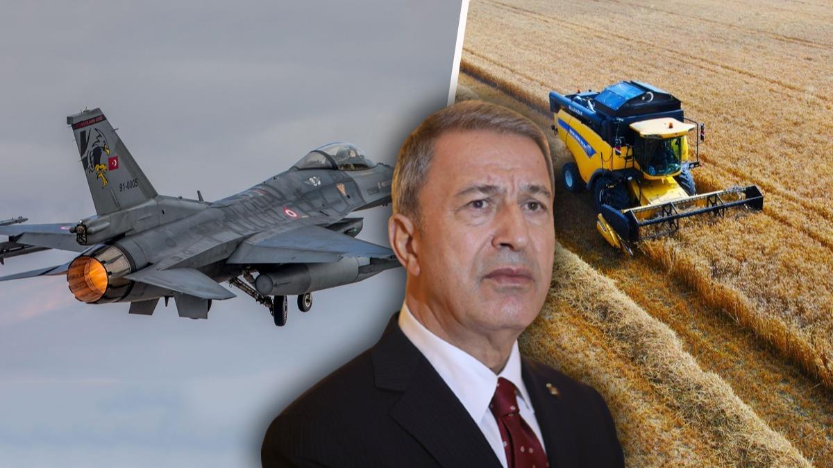 Bakan Akar'dan diplomasi trafii! Dikkat eken F-16 ve tahl koridoru detay