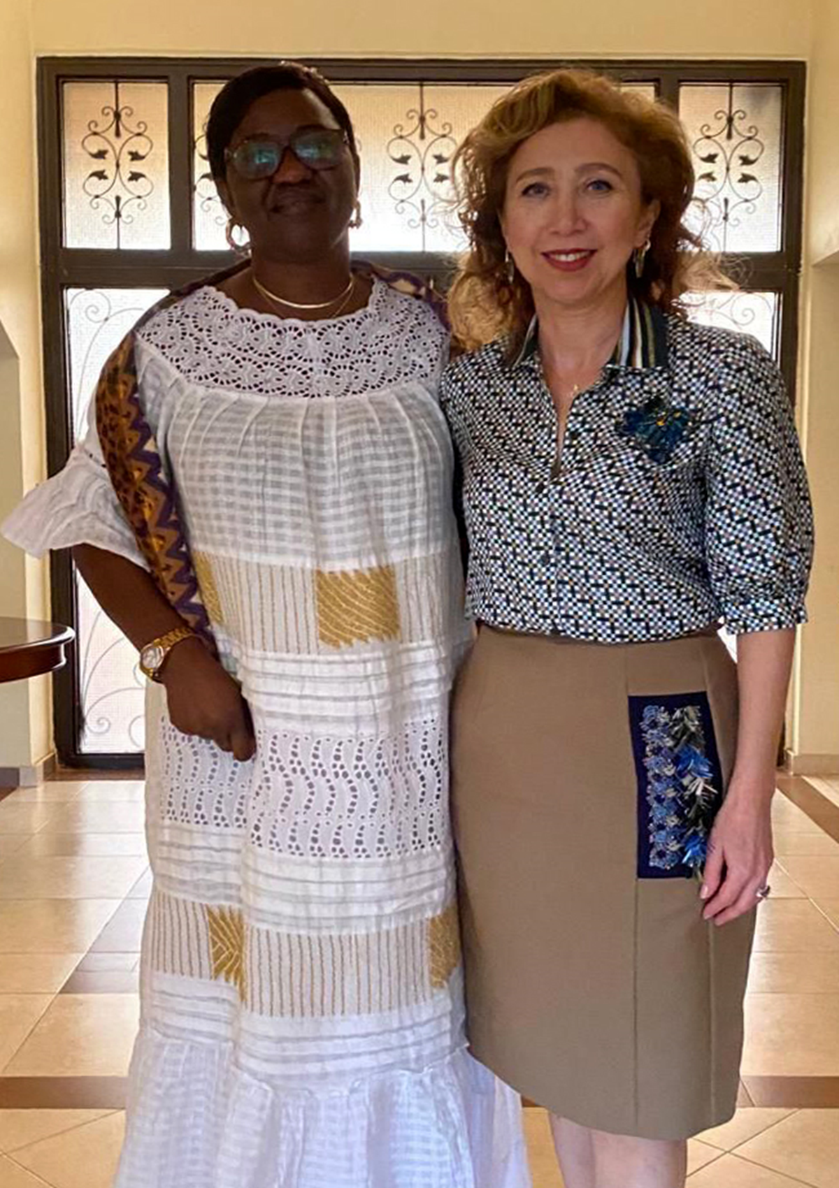 T�rk B�y�kel�i Ar�, Olivia Rouamba'y� konuk etti