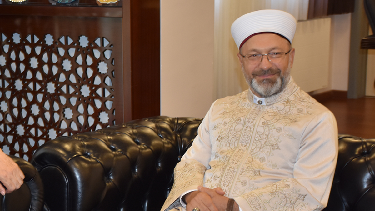 Diyanet ��leri Ba�kan� Erba�: Hz. Nuh'u Kur'an'la duayla anaca��z