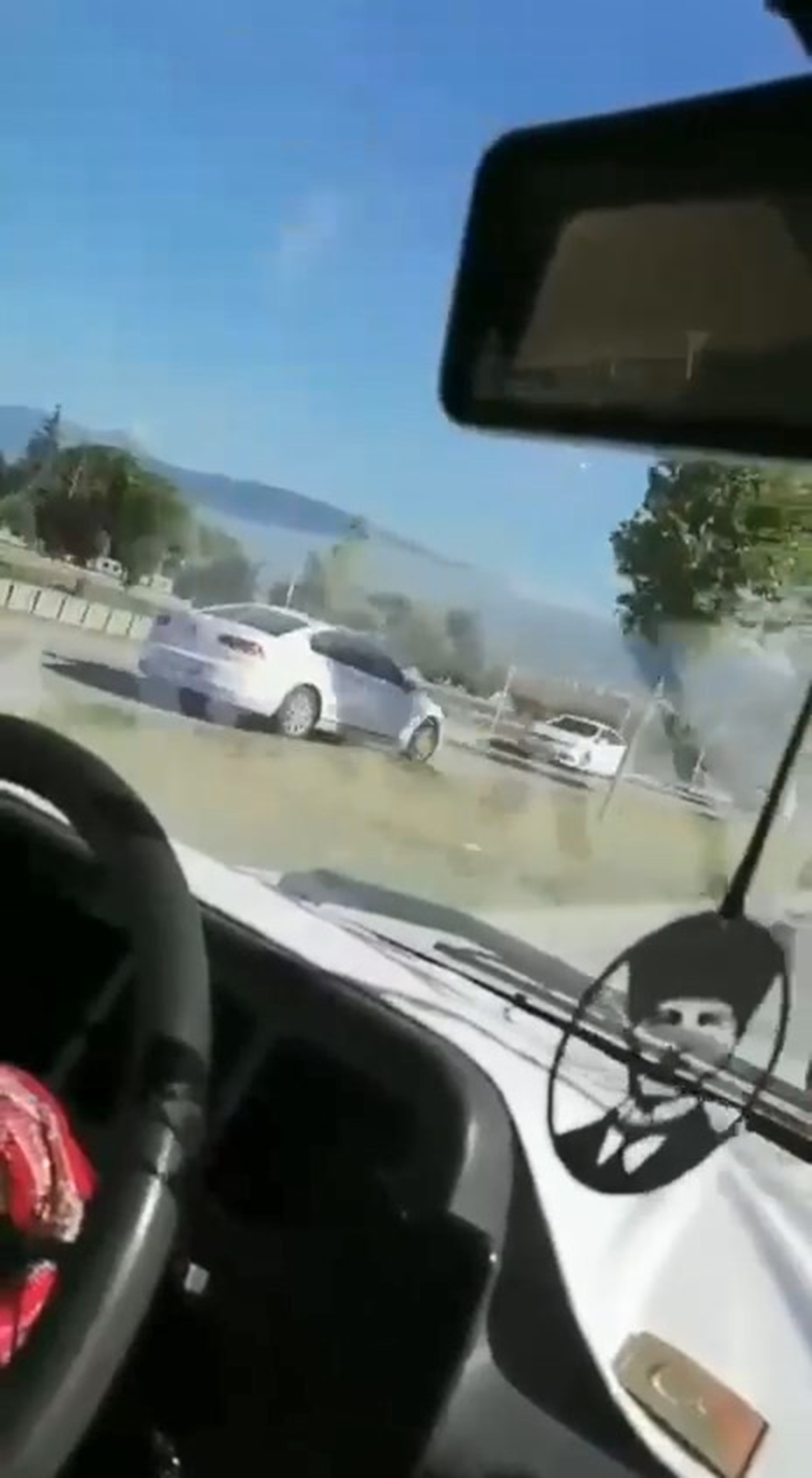 Ters �eritten giderek kazaya davetiye ��kard�