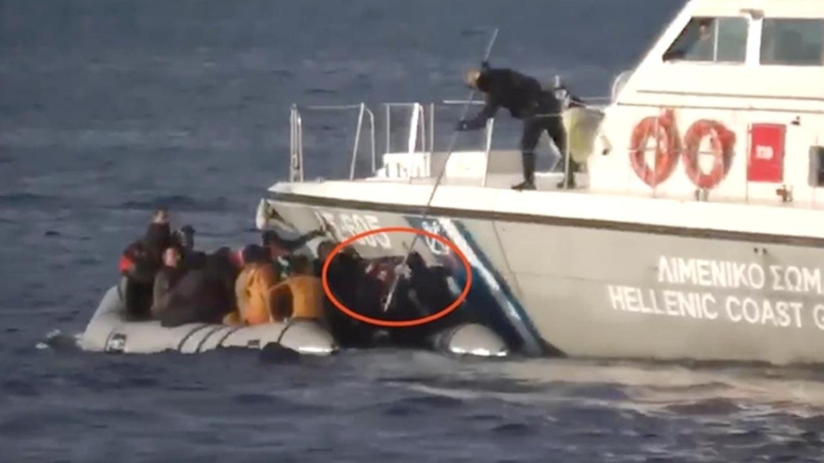Frontex'le ilgili vahim gerek! Yunanistan'n sularn rtbas ediyorlar
