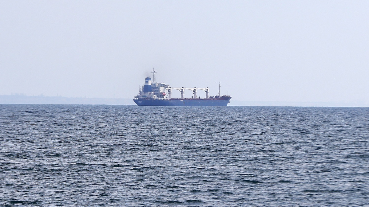 AB, Odessa Liman'ndan tahl ykl ilk geminin ayrlmasndan memnun