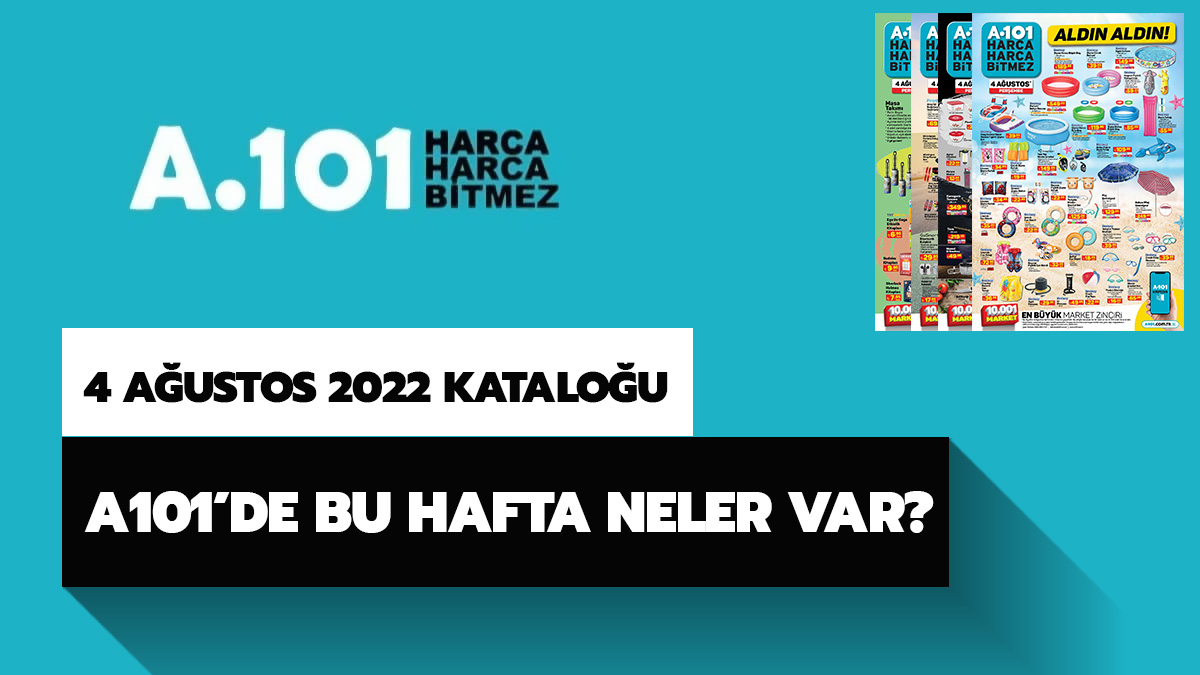 A101'e bu hafta neler geldi? A101 4 Austos 2022 aktel rnler katalou