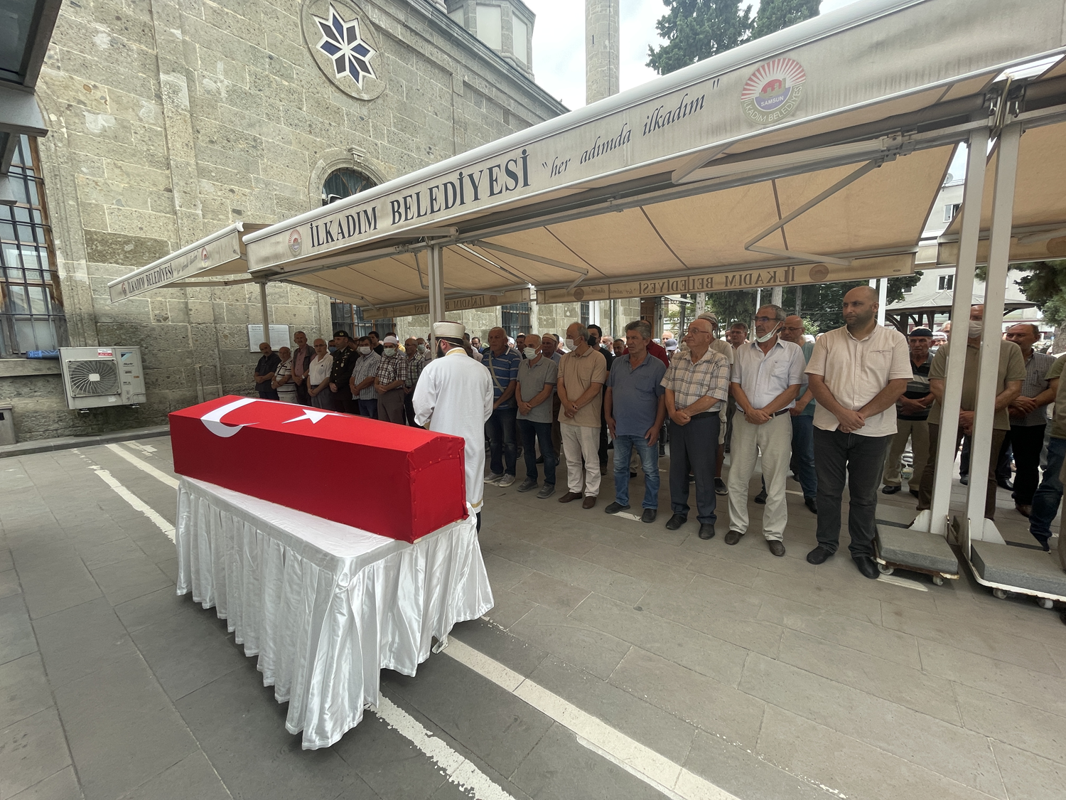 Samsun'da hayat�n� kaybeden Kore gazisi ��eri son yolculu�una u�urland�