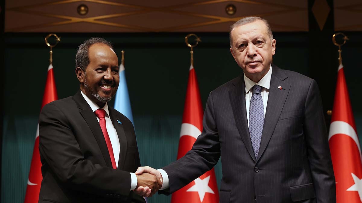 Cumhurbakan Erdoan, Somali Cumhurbakan Mahmud ile grt