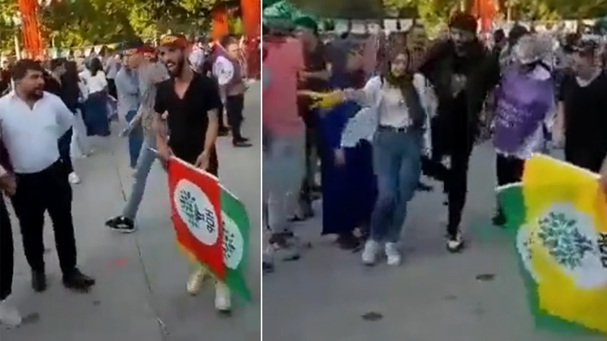 Skandal grntler ortaya kt! Terristlere ''Gerilla'' deyip halay ektiler