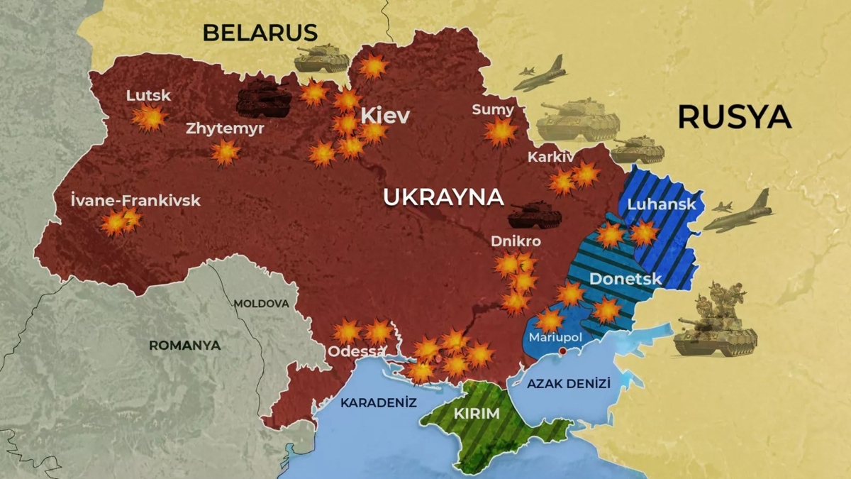 Ukrayna Devlet Bakan Zelenski: Ukrayna-Rusya sava Krm'n kurtarlmasyla bitmeli