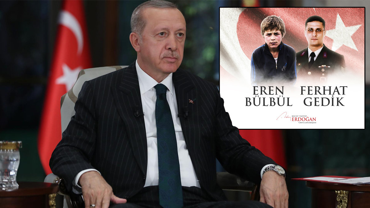Ba�kan Erdo�an'dan Eren B�lb�l payla��m�: Tazimle y�d ediyorum