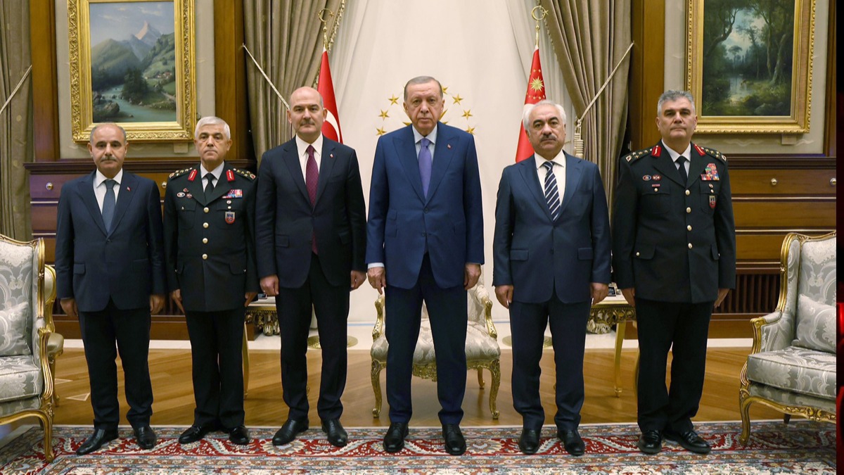 Cumhurbakan Erdoan, ileri Bakan Soylu ve beraberindeki heyeti kabul etti 