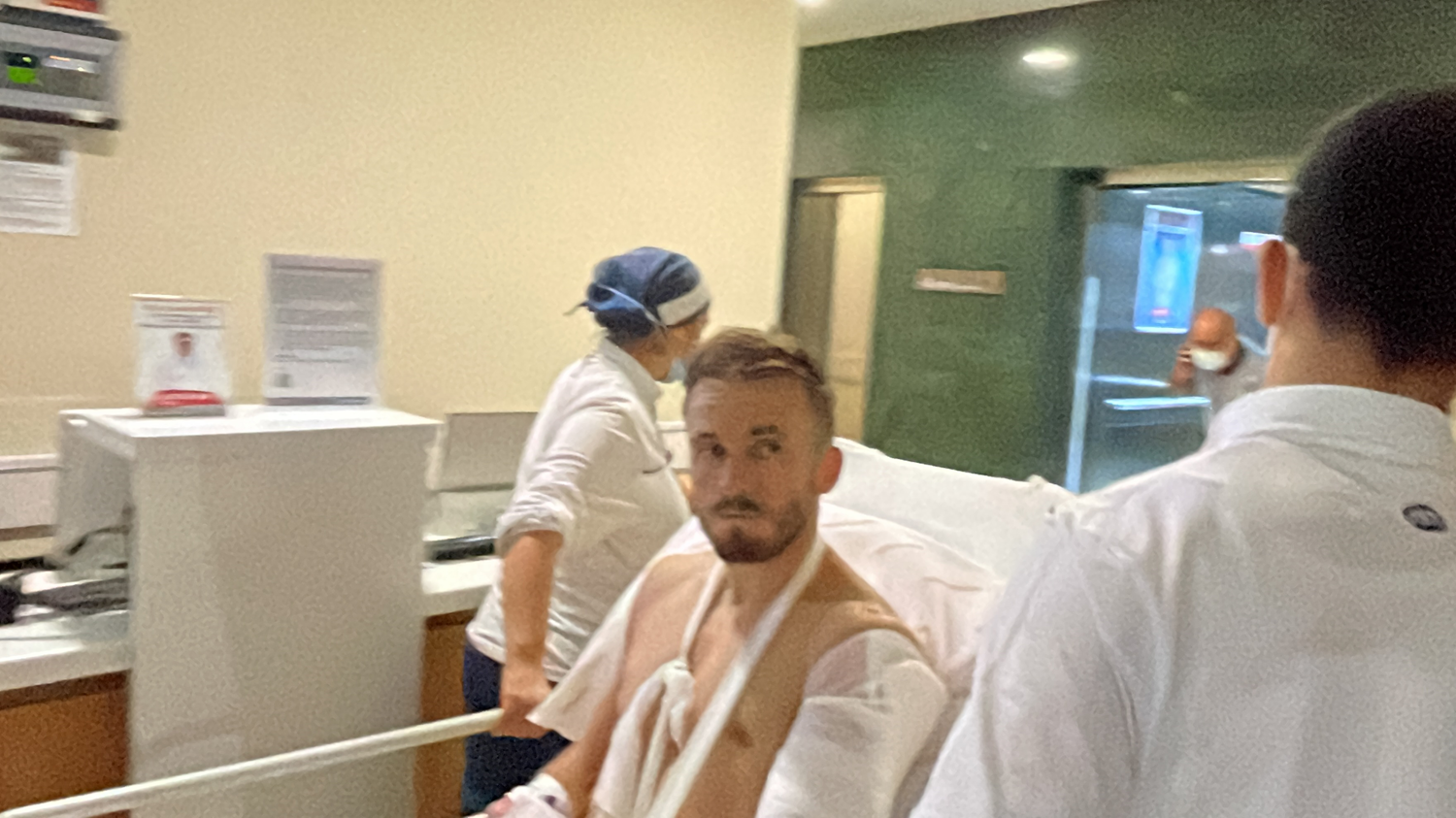 Kolu k�r�lan Edin Visca'dan mesaj var