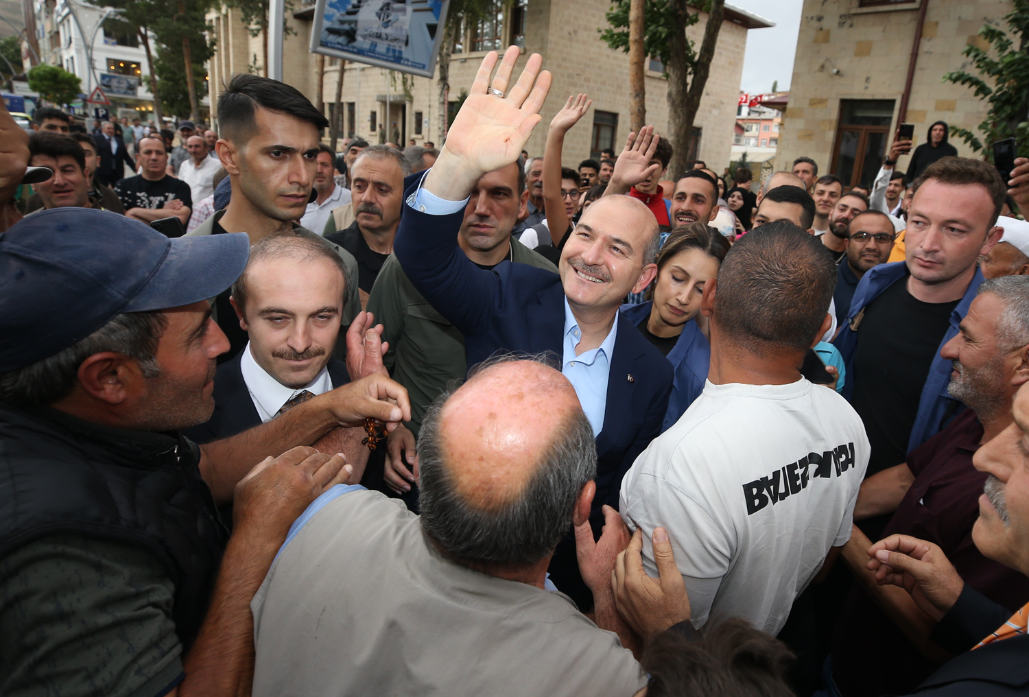 ��i�leri Bakan� Soylu'dan Bayburt Belediyesine ziyaret