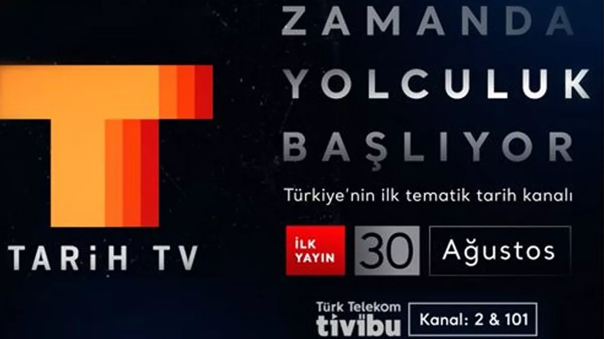 T�rkiye'nin ilk tematik tarih kanal� Tarih TV Tivibu'da