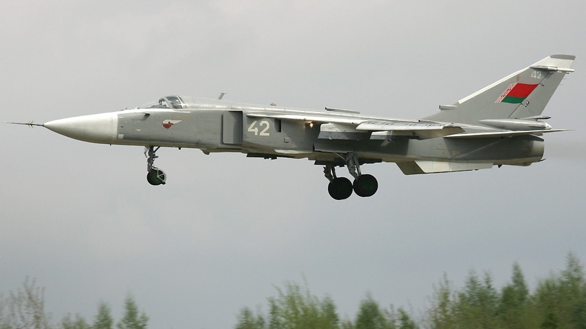 Bat'ya gzda verdiler! Belarus, Su-24 sava uanda yapt deiiklii duyurdu