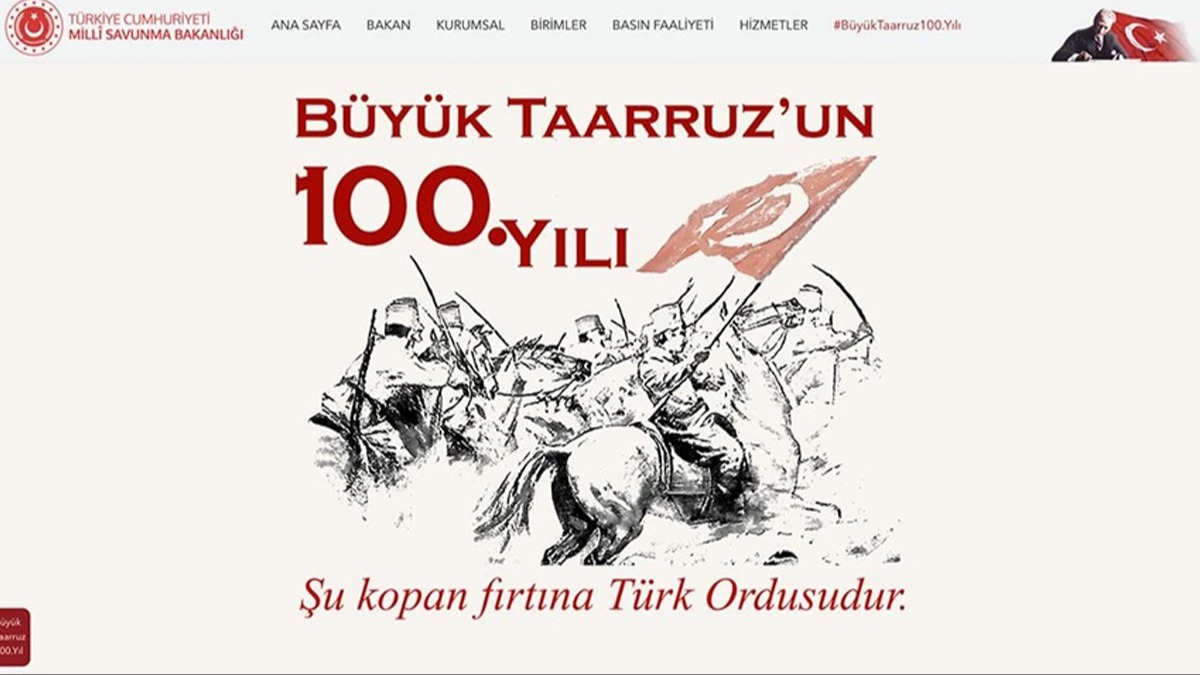 Milli Savunma Bakanlndan Byk Taarruz'a zel web sayfas