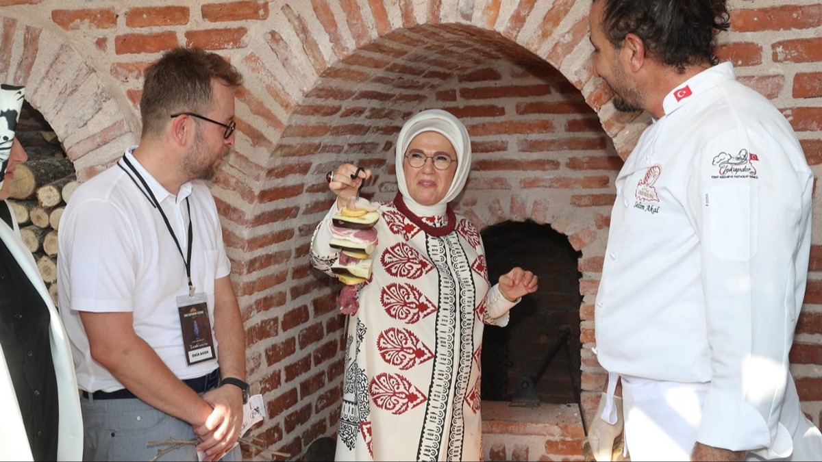 Emine Erdoan, Gastronomi Festivali'nde Tokat mutfan gezdi