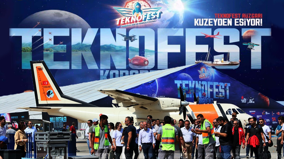 TEKNOFEST'te heyecan dorukta... Ala saatler kald! Binlerce kii Samsun'a akn ediyor