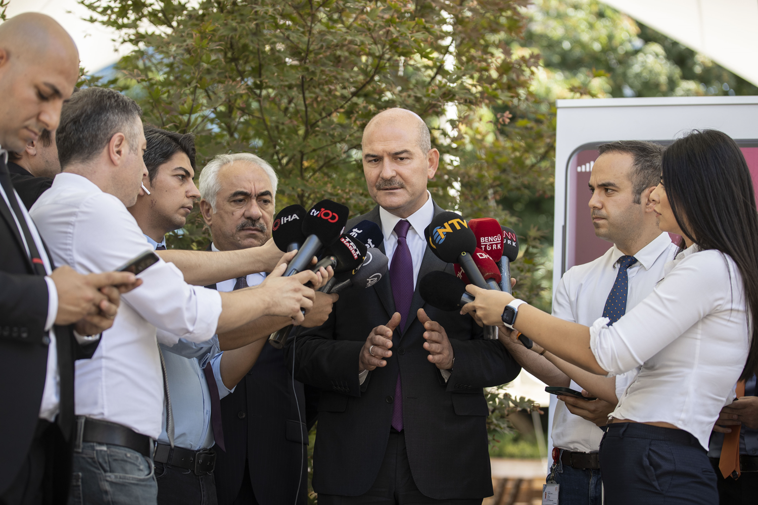 Bakan Soylu: �ade s�reci i�in iki arkada��m�z Arnavutluk'ta