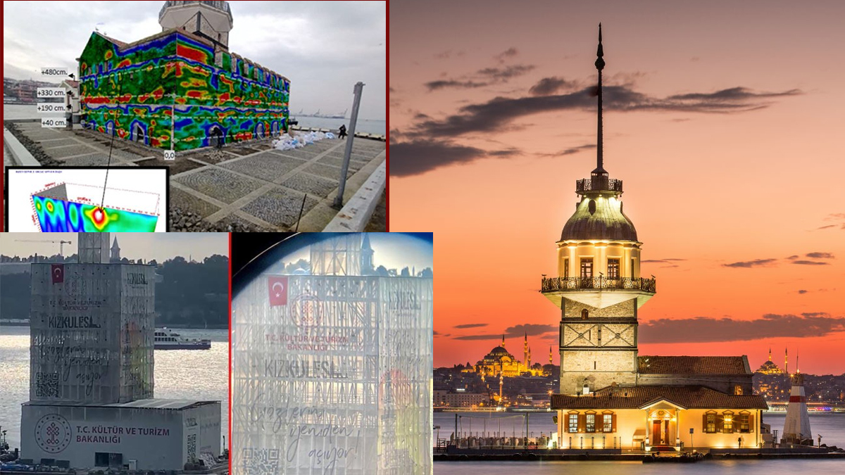 Yine iftira yine alg�: 'K�z Kulesi y�k�ld�' iddias� da yalan ��kt�
