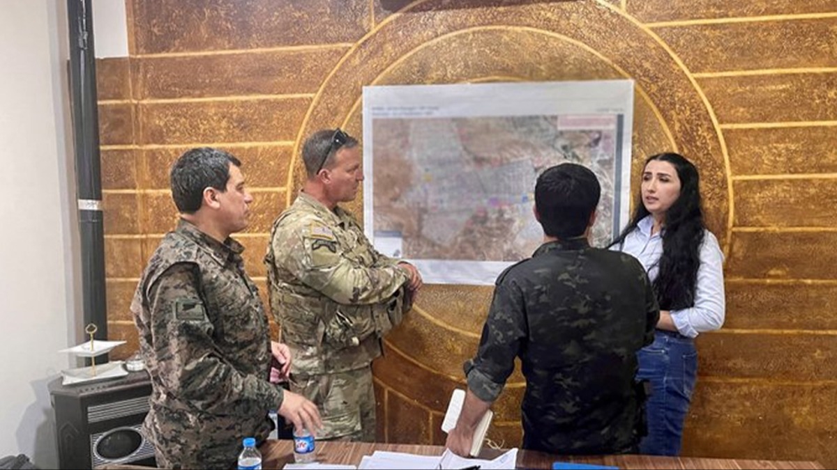 ABD'nin PKK/YPG elikisi: CENTCOM komutan eleba Mazlum Kobani'yle grt