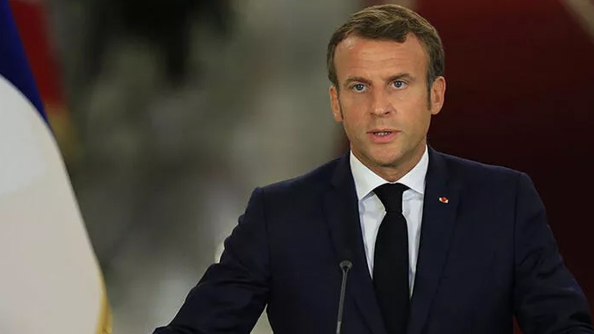 Macron'dan ''tarm ve gda egemenlii''ni korumak iin Fransz rnleri tketme ars 