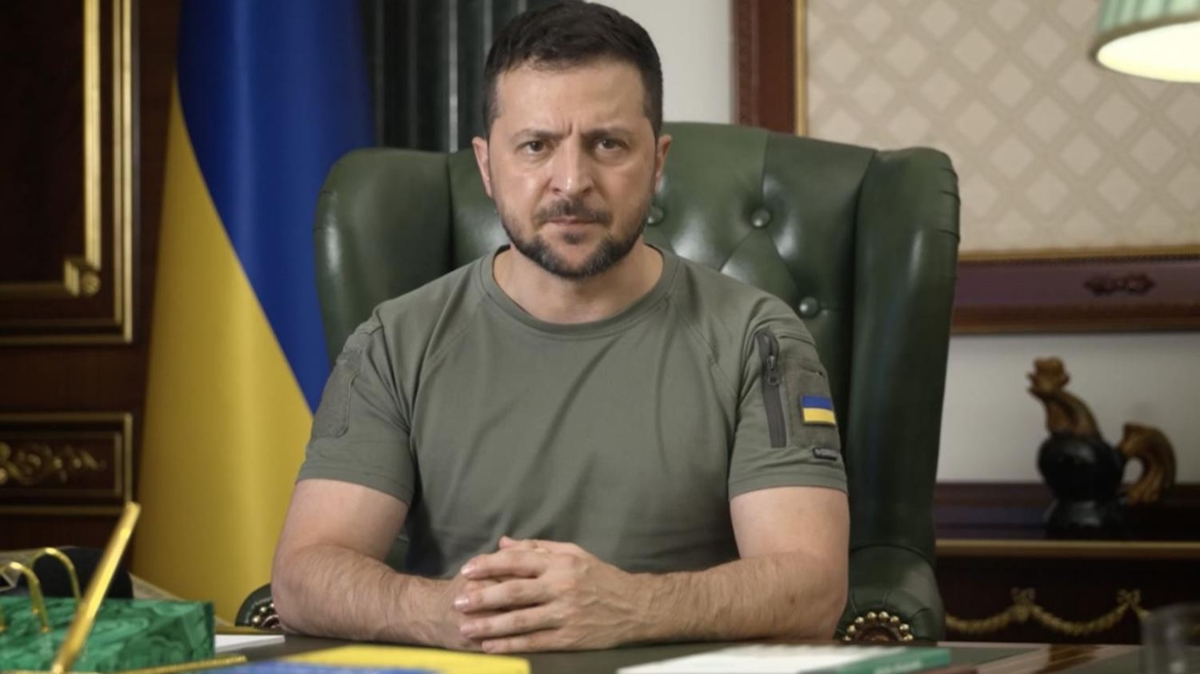 Zelenski, savata Rus tarafnn kaybettii tehizatlar sralad