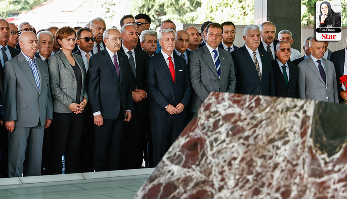 Salland�rd�klar�n� mezar� ba��nda and�