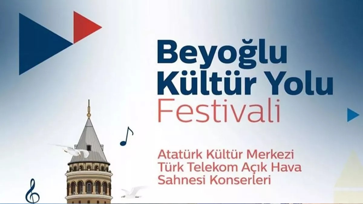 Geri saym balad... ''Beyolu Kltr Yolu Festivali'' Trk Telekom Ak Hava Sahnesi'nde! 