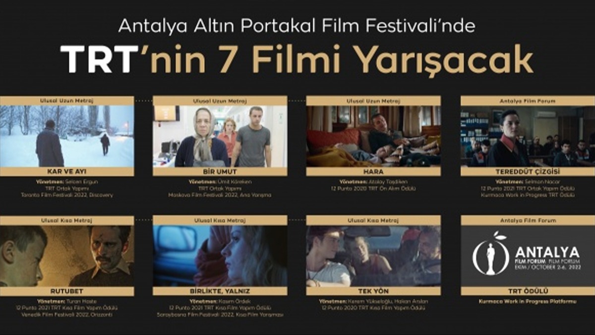 Altn Portakal'da TRT rzgar: 7 filmi yaracak