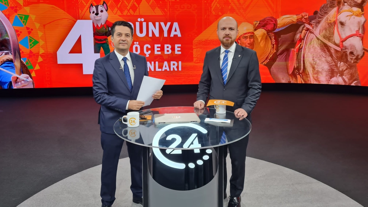 Dnya Etnospor Konfederasyonu Bakan Bilal Erdoan 24 TV'ye konuk oldu: Byle bir ortam Dnya Gebe Oyunlar dnda bulamazsnz