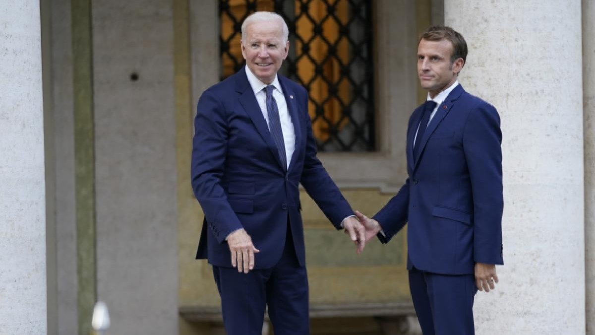 Biden, 1 Aralk'ta Macron'u Beyaz Saray'da arlayacak 