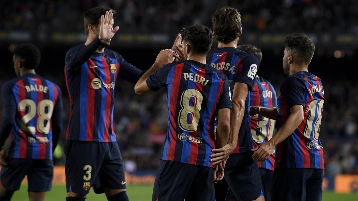 Barcelona evinde 3 puan tek golle ald