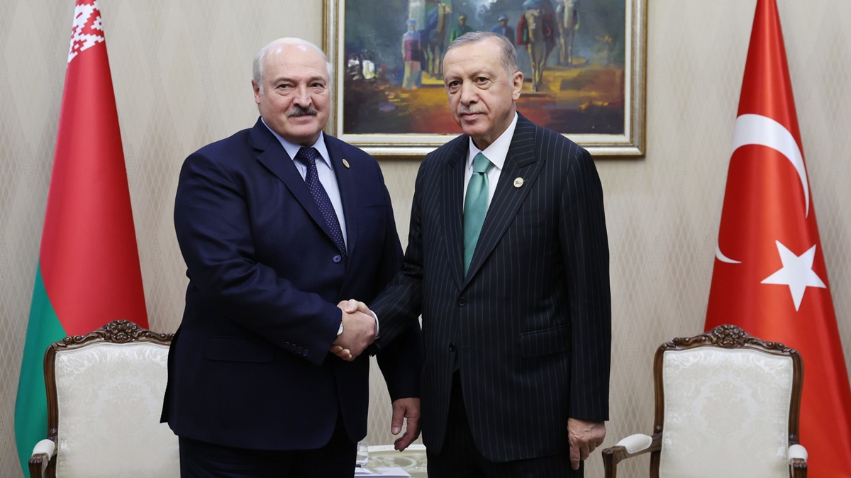 Cumhurbakan Erdoan, Lukaenko ile grt 