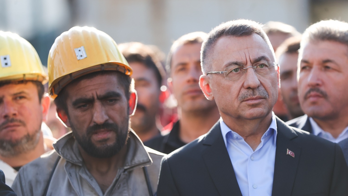 Maden ehitlerine veda... Cumhurbakan Yardmcs Oktay: Trkiye'nin yrei yand