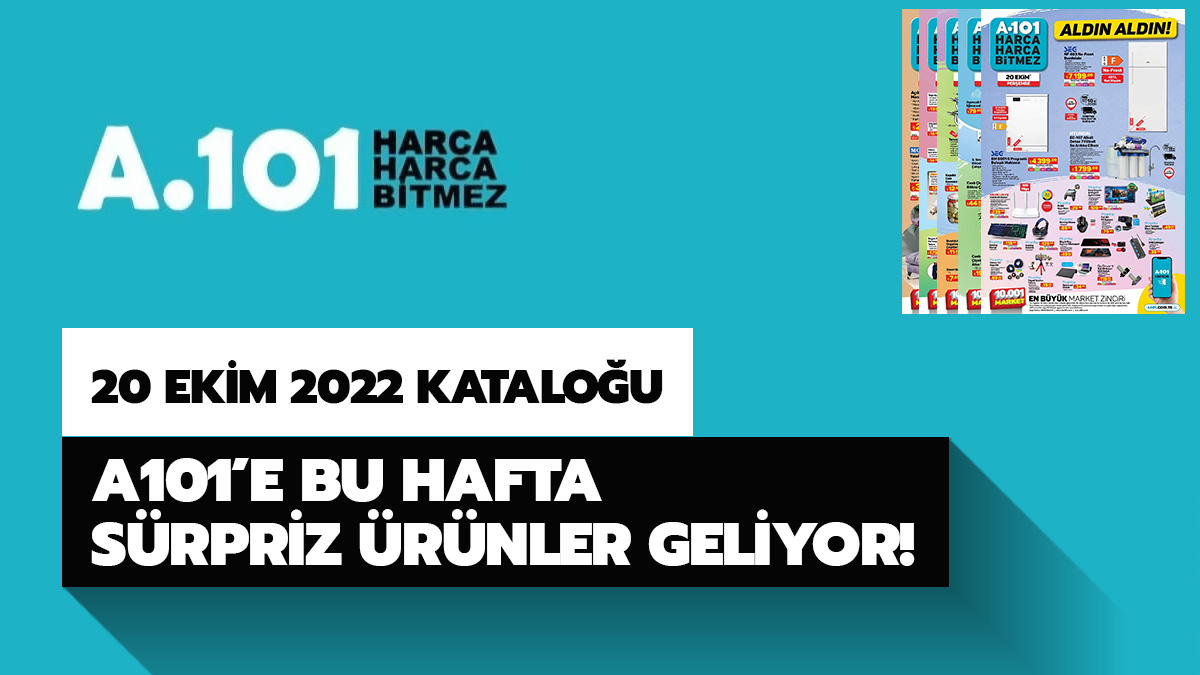 A101 20 Ekim 2022 katalounda neler var?