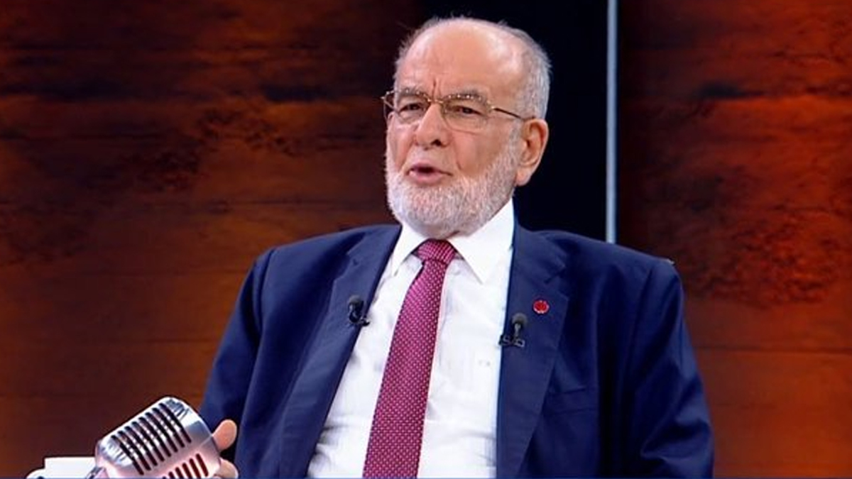 Karamollao�lu canl� yay�nda rezil oldu! Reklam aras�ndan sonra �ark etti