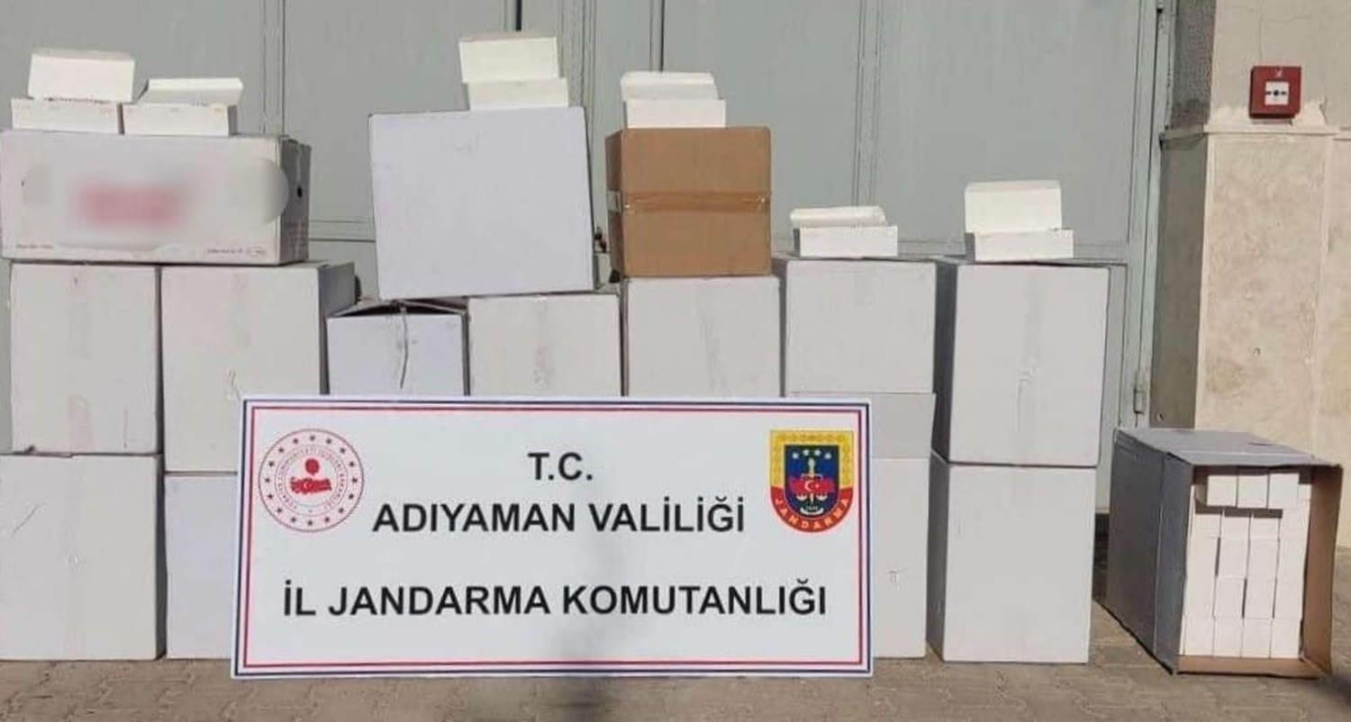 Ad�yaman'da binlerce bandrols�z makaron ele ge�irildi