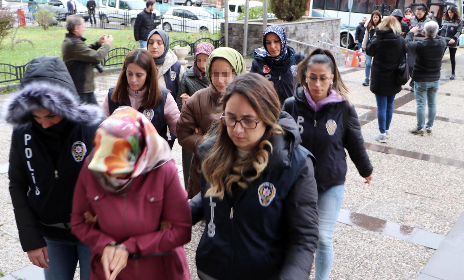 Himmet paralar� onlardan soruluyordu: 13 ��pheli adliyeye sevk edildi