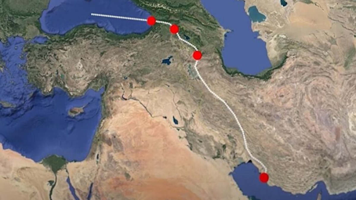 ran, Hindistan ve Ermenistan'dan Basra Krfezi-Karadeniz koridoru hazrl!