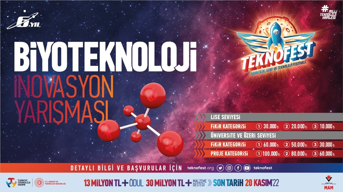 Gen beyinler ''Biyoteknoloji novasyon Yarmas''nda yaracak