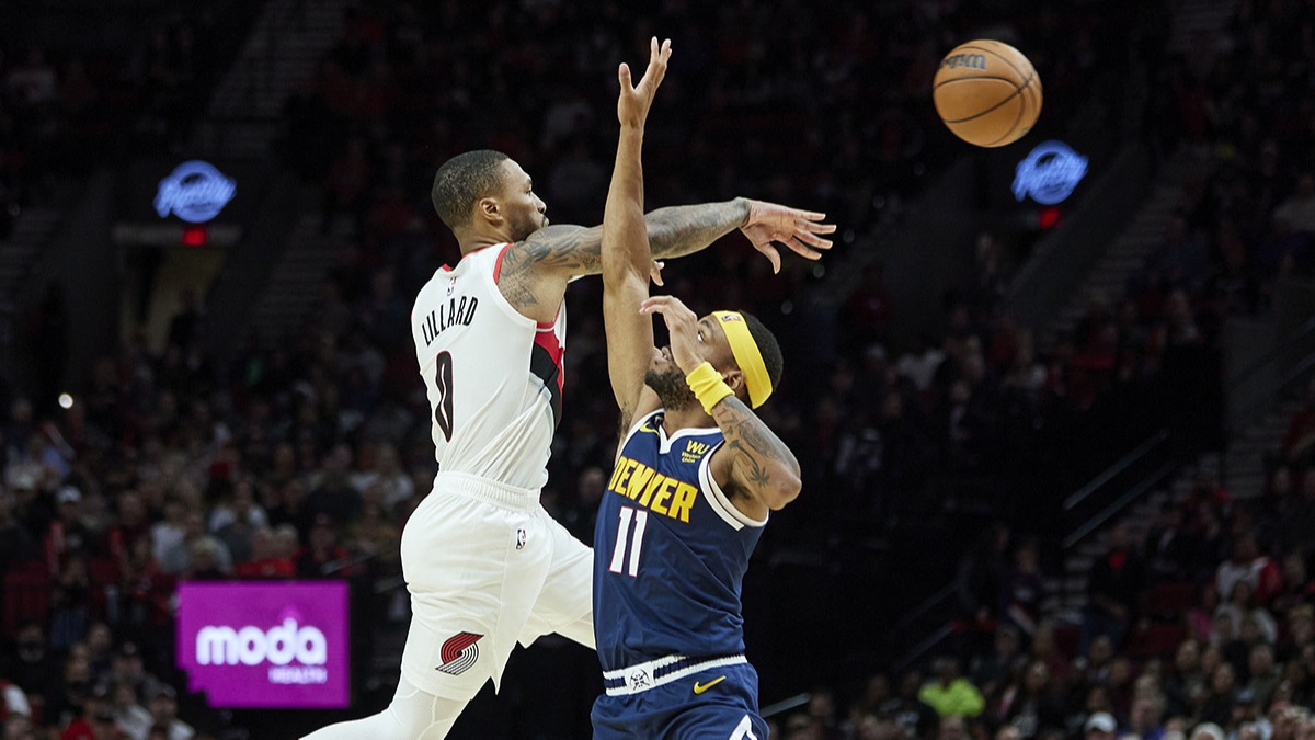 Denver Nuggets'a fark atan Portland Trail Blazers'tan 4'te 4