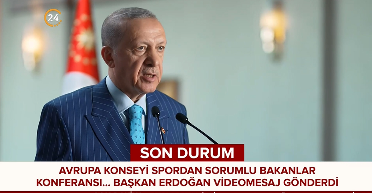 Cumhurba�kan� Erdo�an: Sporun birle�tirici y�n�ne daha fazla ihtiya� duyuyoruz