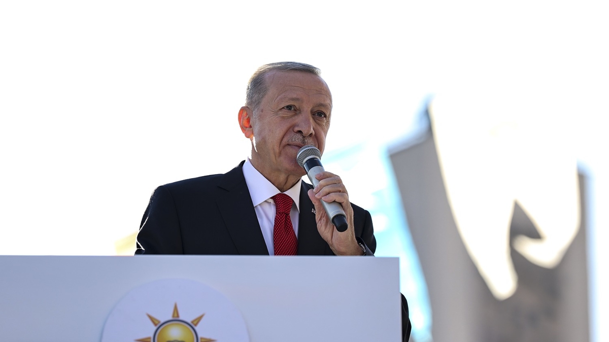 Cumhurbakan Erdoan, Ankara Spor Salonu nnde vatandalara hitap etti