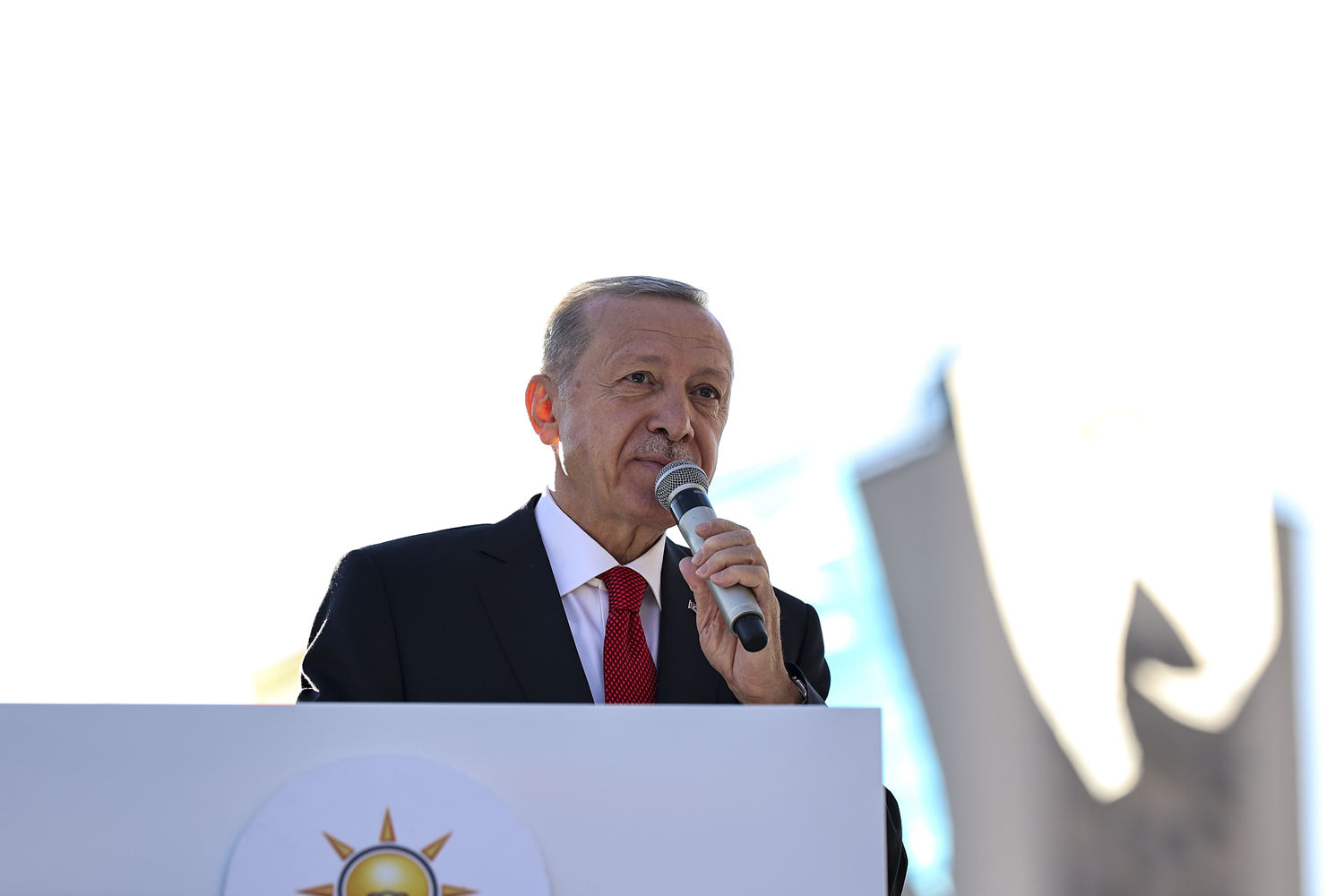 Bakan Erdoan, Ankara Spor Salonu nnde vatandalara hitap etti