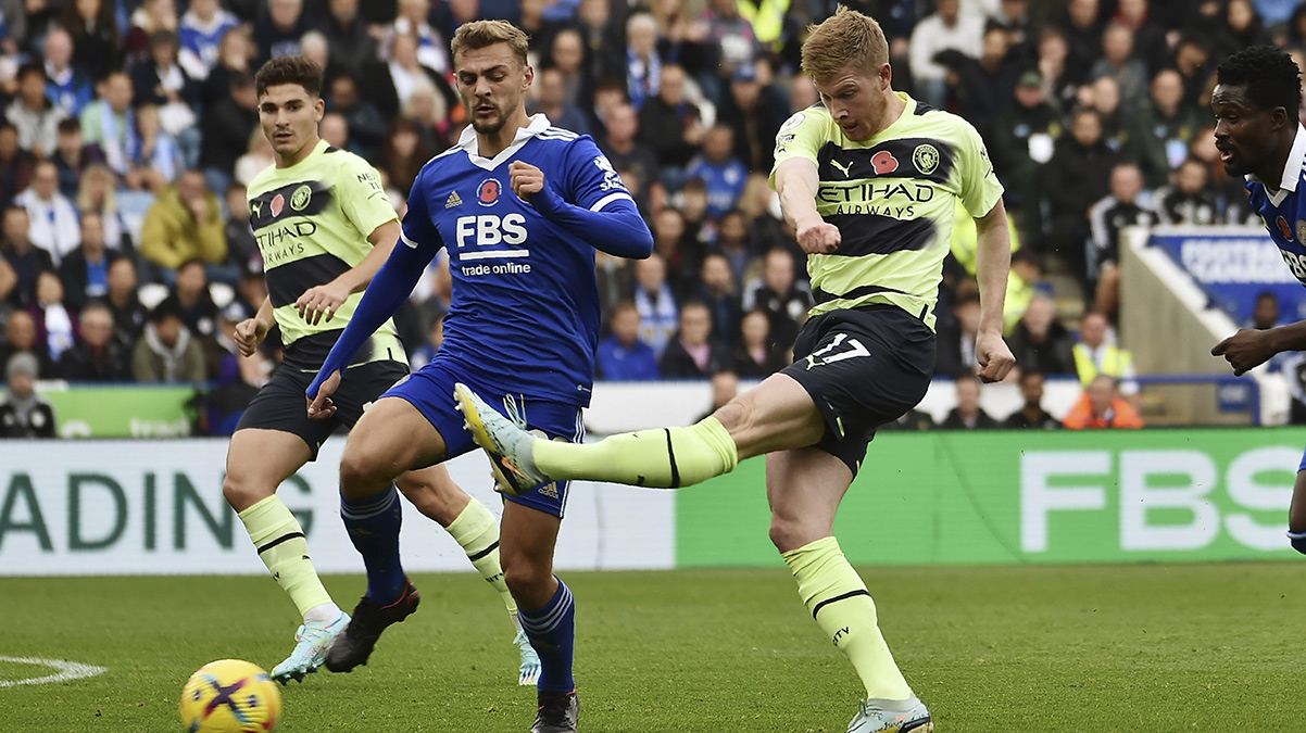 Manchester City, Leicester'� tek golle ge�ti